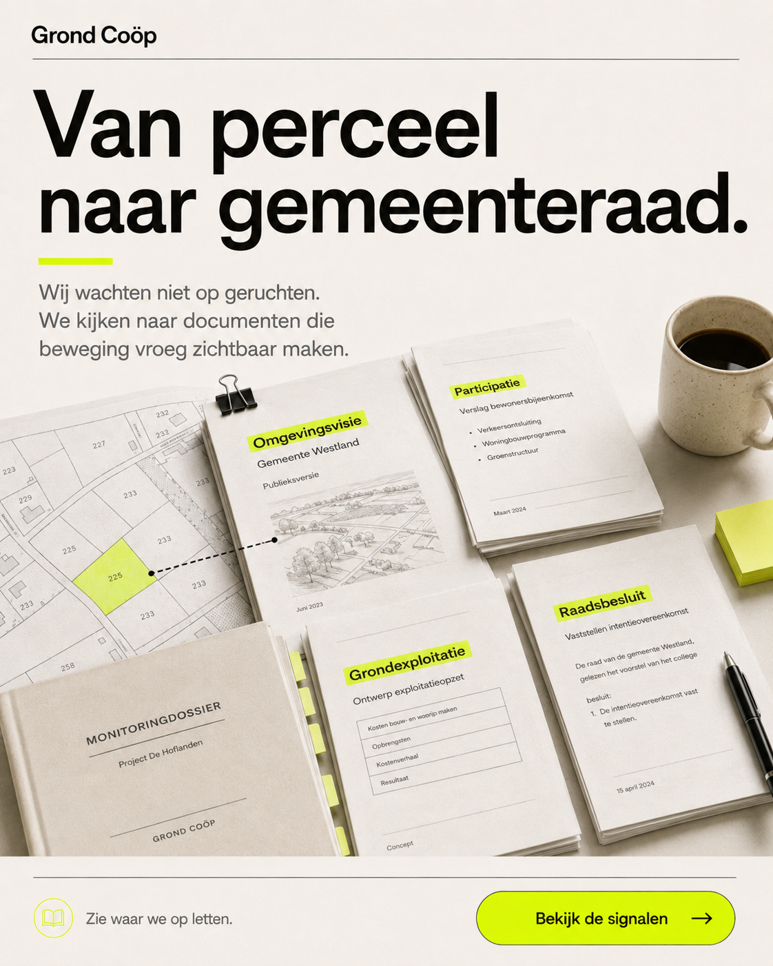 Van perceel naar gemeenteraad