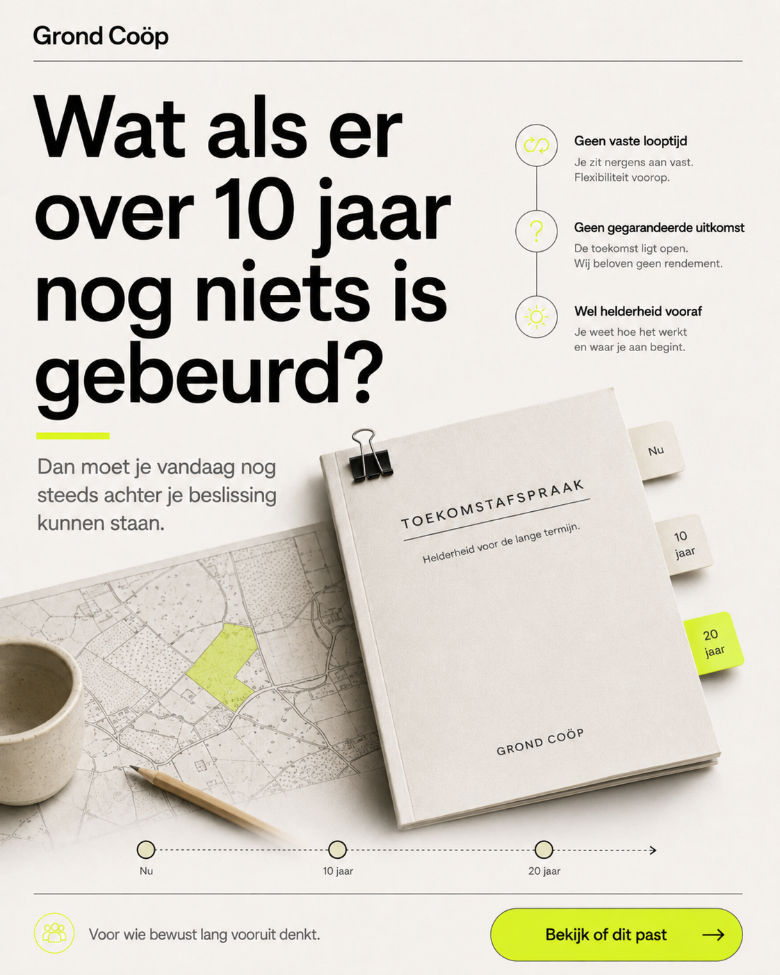 Wat als er over 10 jaar niets is gebeurd?